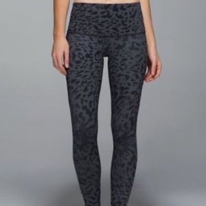 Lululemon super high waisted leopard leggings